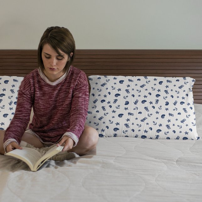 Marine Motif com cavalos marinhos (Criador carregado)