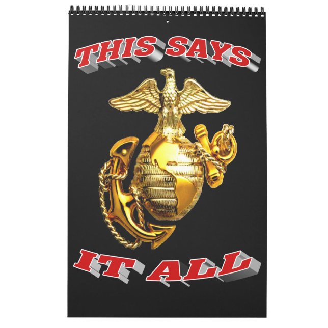 Marines de Ponto de Montford Calendário (Verso)