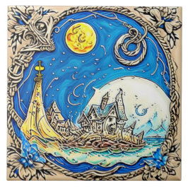 Marinha marítima tradicional arte cerâmica n.o 8