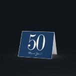 Marinho Azul - Cartões de agradecimento - Azul-Bra<br><div class="desc">Marinho moderno Azul,  obrigado cartas com texto branco em negrito,  edite como desejar!</div>