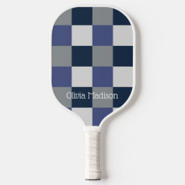 Marinho Azul Cinza White Checkerboard Personalizad