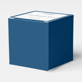 Marinho Azul e Faixa Branca com Caixa de Destaque