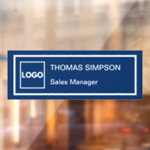 Marinho Azul Logotipo corporativo Funcionarios do 