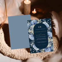 Marinho Azul Primavera Floral Bloom Casamento