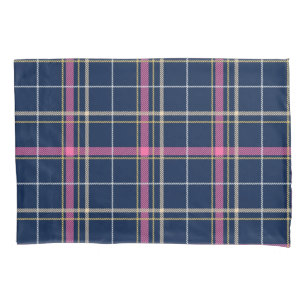 Marinho Azul Tartan Xadrez Rosa Cor-de-rosa Linhas