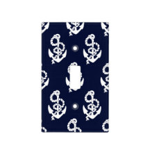 Marinho Blue Anchor Padrão náutico