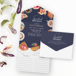 Marinho Blue Bridal Brunch Waffles & Receita