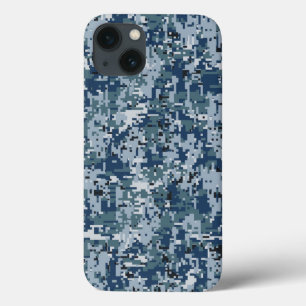 Marinho Blue Digital Camouflage Decor
