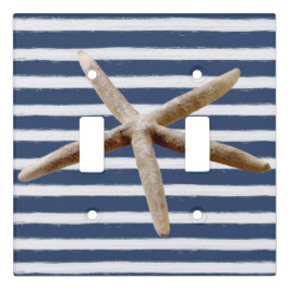 Marinho Blue e White Stripes Starfish