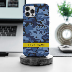 Marinho Camuflagem Azul Seu nome Personaliza