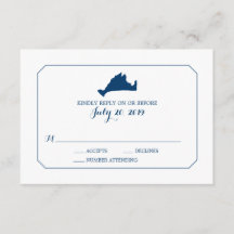 Marinho Clássico Marthas Vineyard Map Wedding RSVP