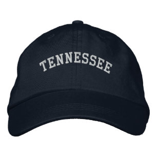 Marinho com bordado do Tennessee - Boné ajustável
