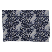 Marinho de cobalto de coelho azul e branco