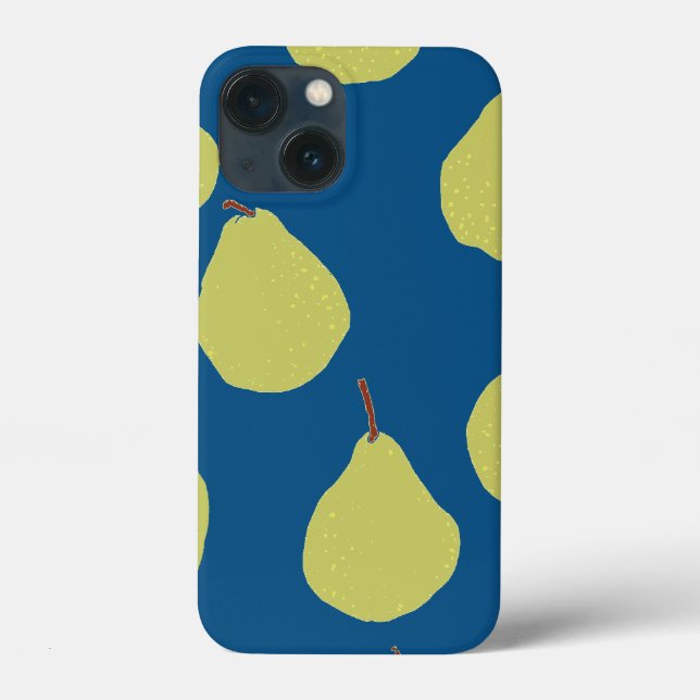 marinho de pera e capas de iphone verde de gabinet (Verso)