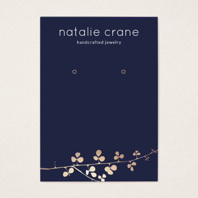 Marinho de ramificação Dourada legal Retentor de e (Frente)