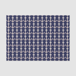 Marinho Dourado Papel para Tecidos Náuticos