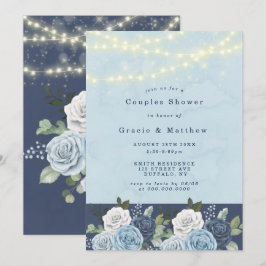 Marinho Dusty Luzes Azuis Luzes de Península Chá C