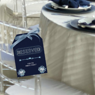 Marinho e Blue Claro Casamento Reservado Etiqueta
