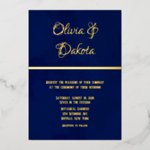 Marinho Elegante Blue Watercolor E Casamento Doura