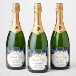 Marinho Escuro Rosas Florais Azuis Borboletas Favo