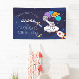 Marinho Kawaii — festa temática do astronauta azul