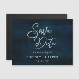 Marinho Luster Blue Silver Casamento Salve a Data