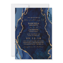 Marinho Marble e Convite para Casamento de Agato D