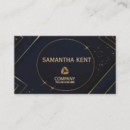 Marinho Moderno Profissional e Cartão de visita Do