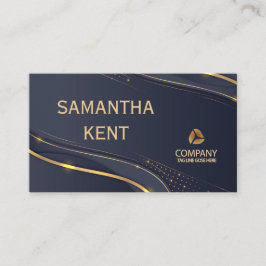 Marinho Moderno Profissional e Cartão de visita Do