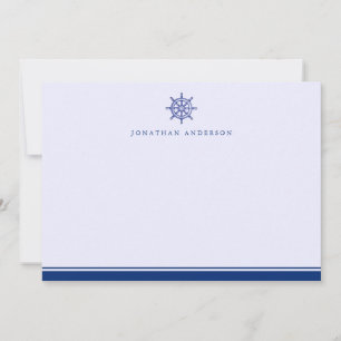 Marinho Náutico Considerou O Cartão De Nota Helm