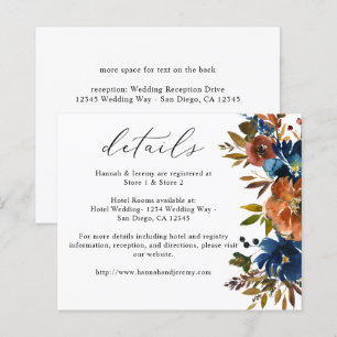 Marinho Orçamental, Laranja E Castanho Queda Deta