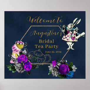 Marinho Poster Wonderland Bridal Tea Welcome