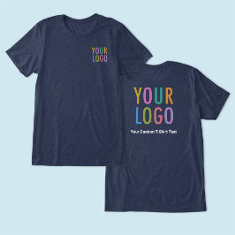 Marinho Premium Blue T-Shirt Logotipo Personalizad