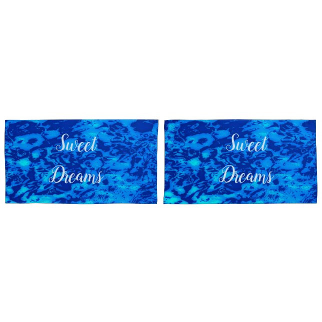 Marinho Profundo Personaliza Água Fresca Do Oceano (Frente - conjunto)