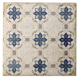 Marinho Rústico, Azulejo de cerâmica azul