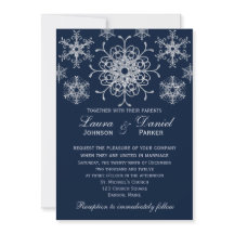 Marinho Silver Glitter LOOK Convite de casamento F