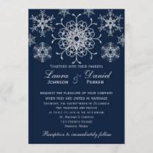 Marinho Silver Glitter LOOK Convite de casamento F