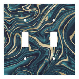 Marinho Teal Azul Dourado Marble #1