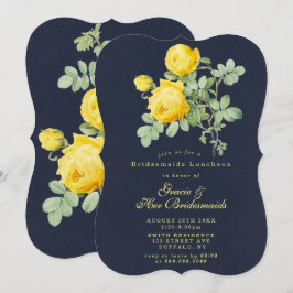Marinho Yellow Rose Bridesmaids Luncheids Convide