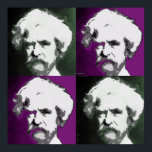 Mark Twain Pop Art Impressão<br><div class="desc">Mostre seu apreço pelo trabalho e pela vida de Mark Twain com esses produtos personalizáveis e divertidos.</div>