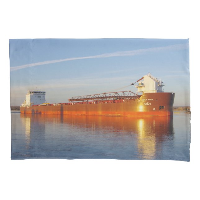 Mark W. Barker pillowcase (Frente)