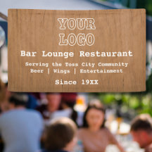 Marketing Restaurante do Bar de montagem rustica