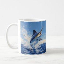 Marlin, caneca de café de marisco