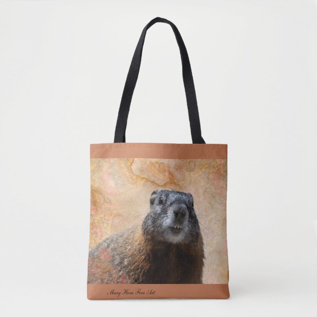 Marmalade Marmot Tote Bag (Frente)