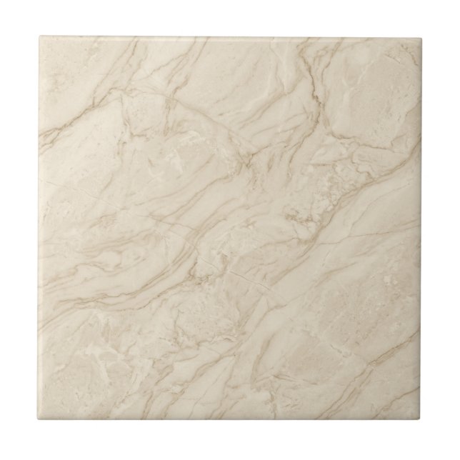 Mármore Bege Neutro Elegante Estilo Contemporâneo (Frente)