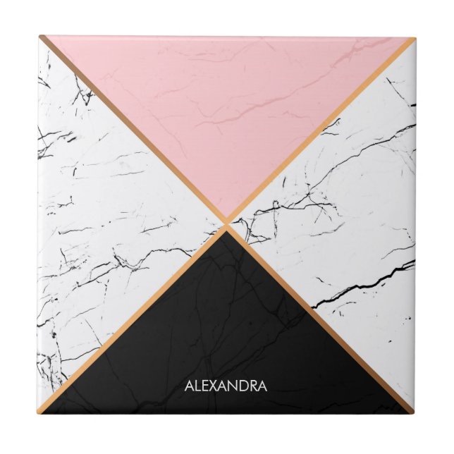 Mármore branco com linhas douradas (Frente)