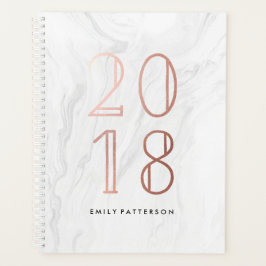 Mármore branco e Rosa Dourado | Planejador Persona