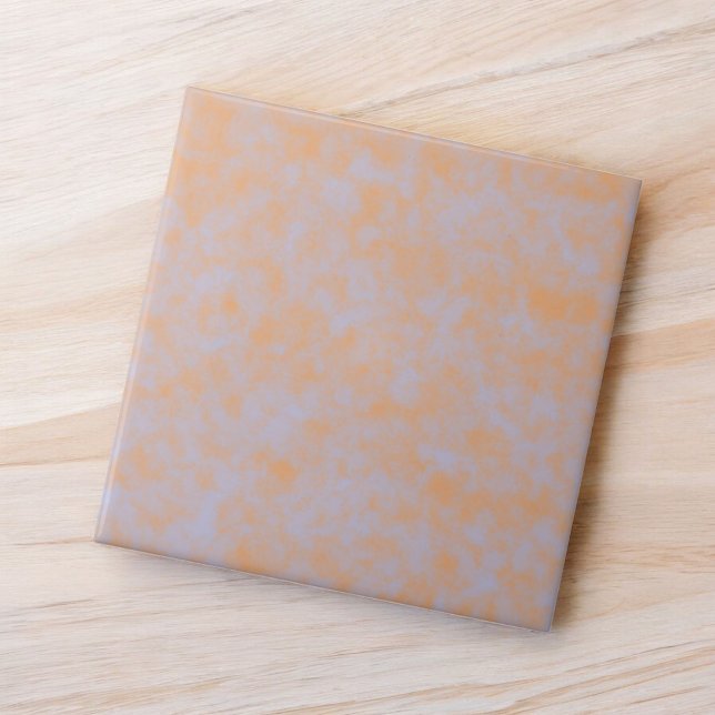 Mármore de Aquarela Laranja e Roxo Elegante (Criador carregado)