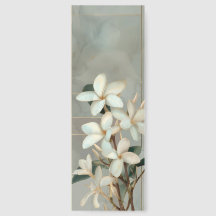Mármore de Linha Dourada Flor de Magnólia Branca