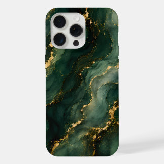 Mármore Esmeralda Luxuoso com Veias Douradas